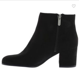Sam Edelman black suede ankle boots, size 6M
